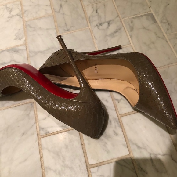 Rare Christian Louboutin Crystal Python 41 - Picture 7 of 7